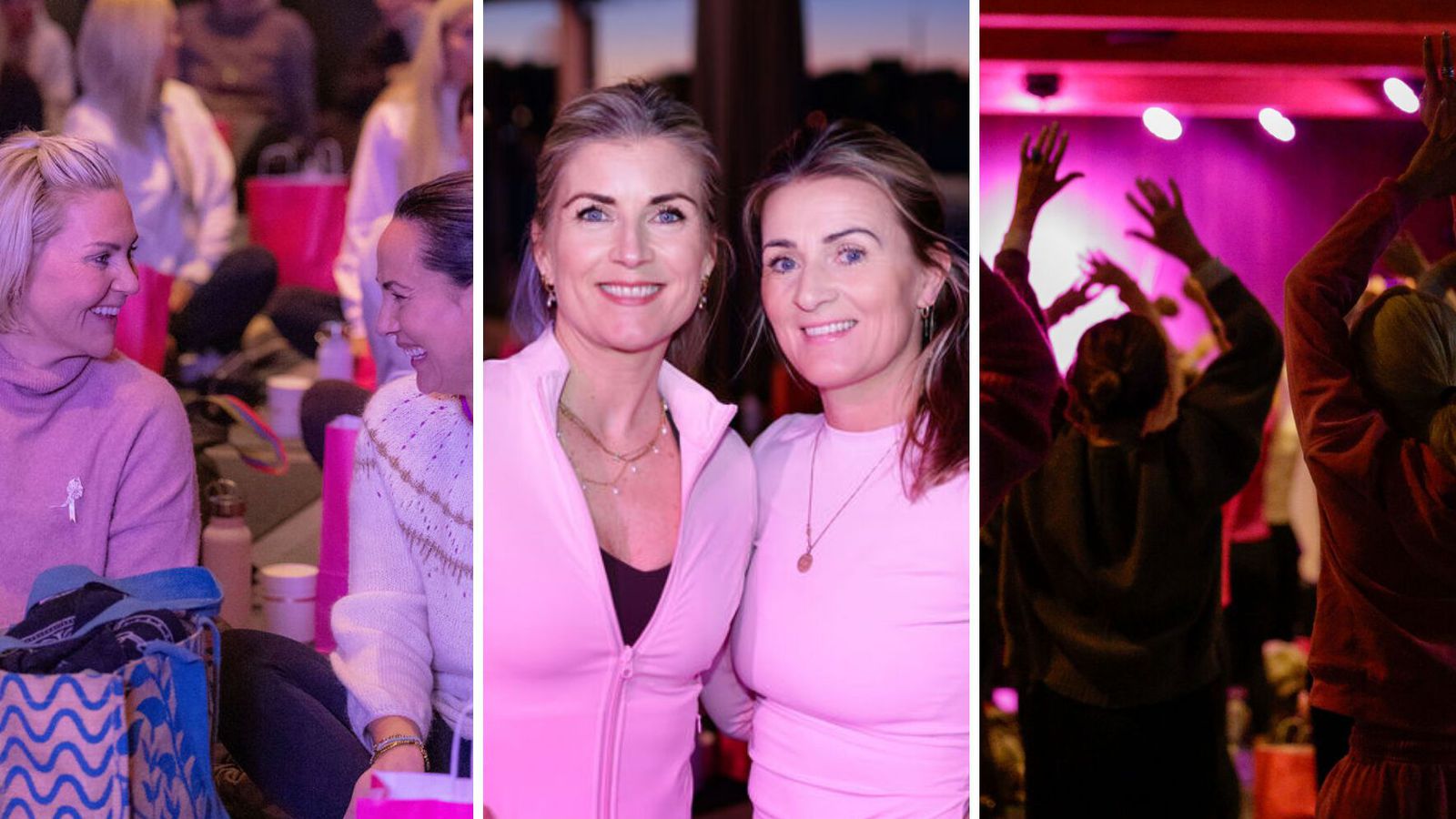 Jana Stein­gríms og Lilja Ketils héldu bleikt partý