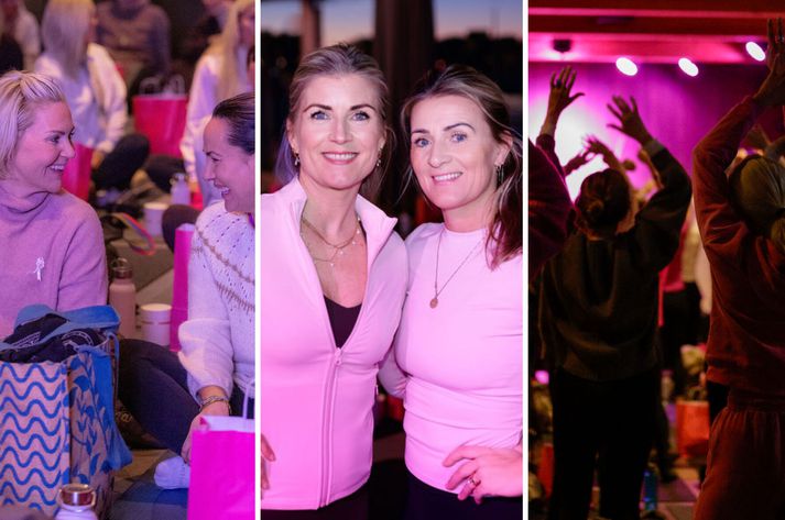 Jana og Lilja héldu glæsilegan viðburð til styrktar Bleiku slaufunnar á dögunum.