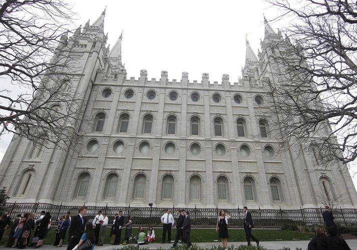 Hof mormóna í Saltvatnsborg í Utah.