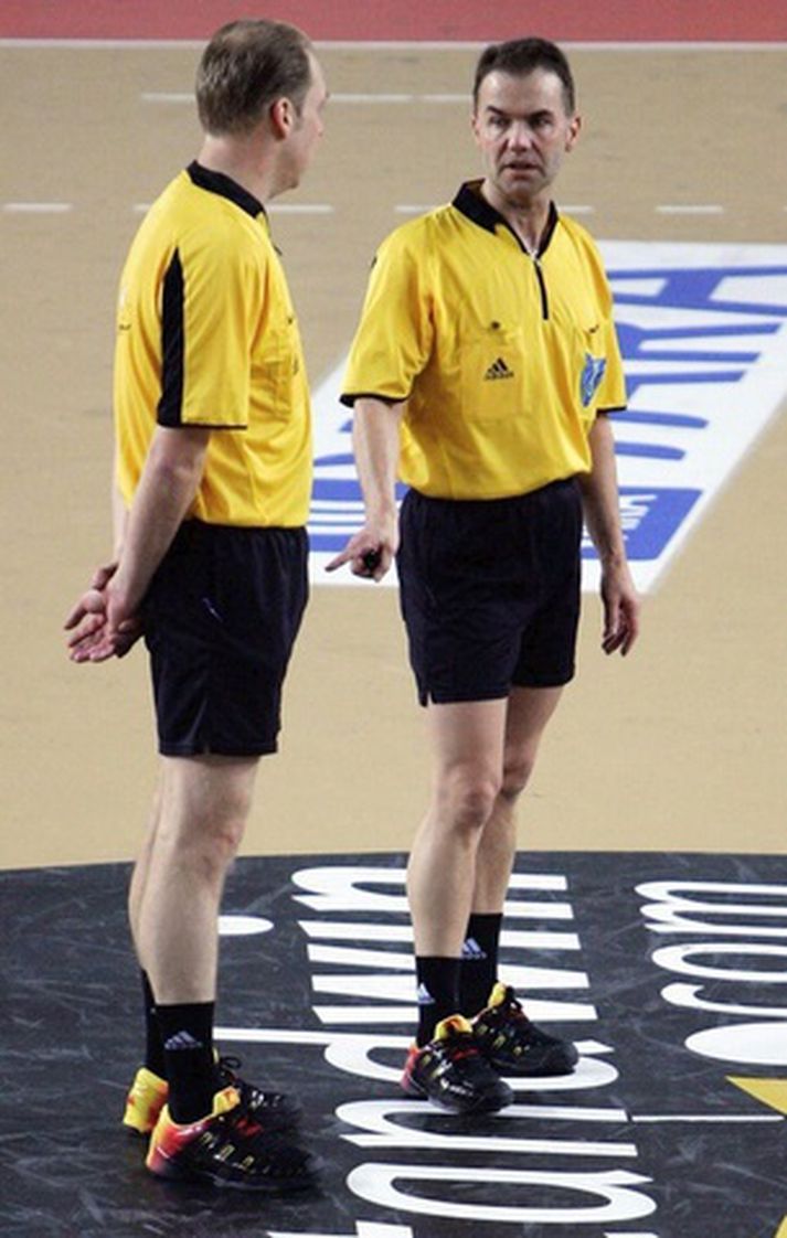 Gunnar Viðarsson og Stefán Arnaldsson á HM í Túnis árið 2005.