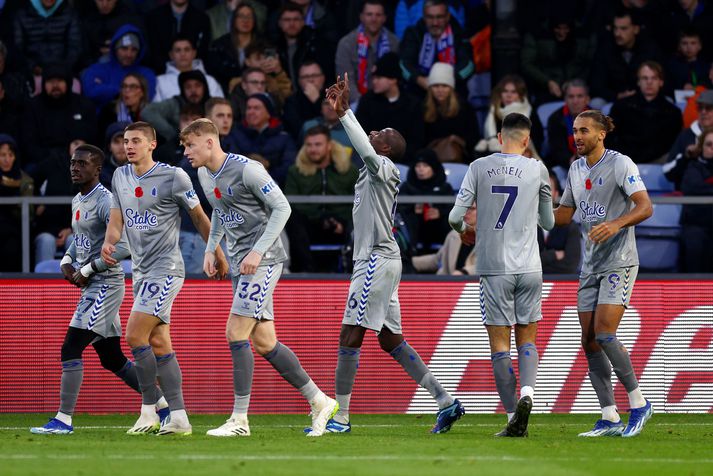 Everton vann Crystal Palace, 0-1, í síðasta leik sínum í ensku úrvalsdeildinni.