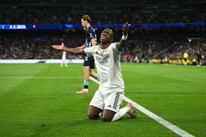 Vinicius Junior og félagar í Real Madrid ollu stuðningsmönnum miklum vonbrigðum í kvöld.