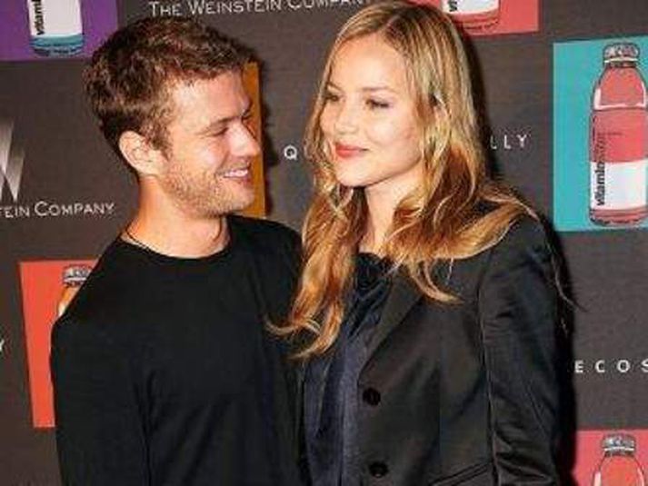 Á góðri stundu Ryan Phillippe og Abbie Cornish á góðri stundu.