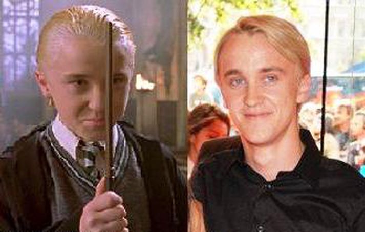 Tom Felton fyrr og nú.