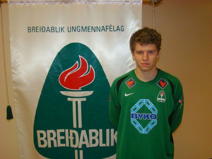 Rafn Andri í nýja búningnum.