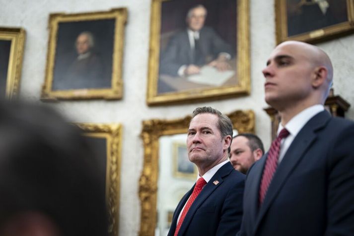 Mike Waltz starfaði sem þjóðaröryggisráðgjafi Trumps í um fjóra mánuði.