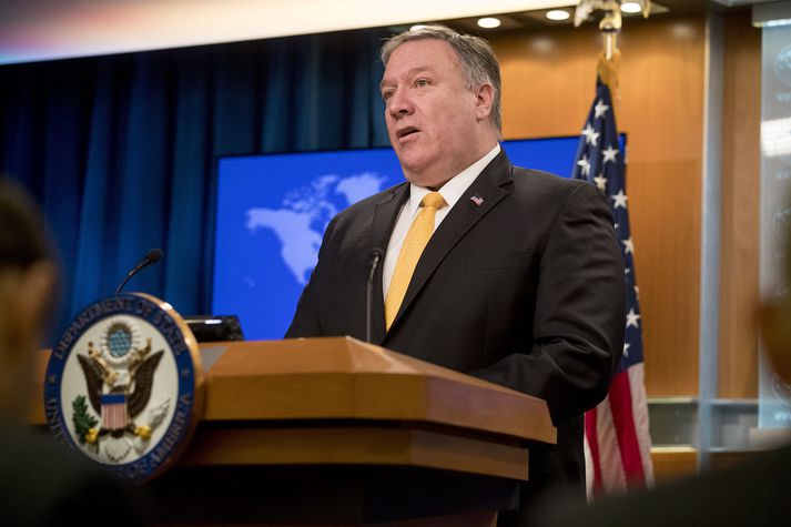 Mike Pompeo, utanríkisráðherra Bandaríkjanna.