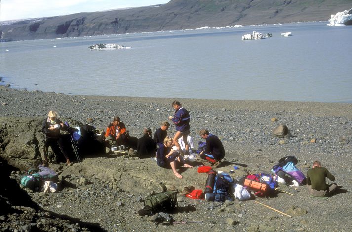 Grænlón í Skeiðarárjökli