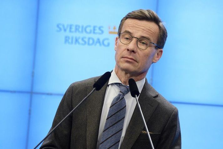 Ulf Kristersson er formaður hæstriflokksins Moderaterna.