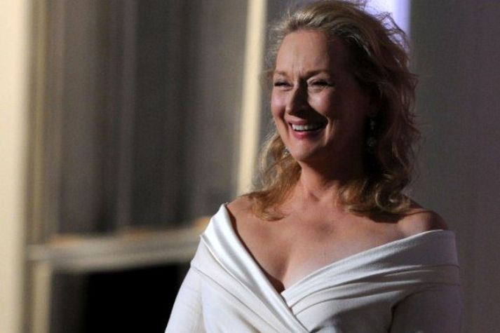 Meryl Streep leikur Margaret Thatcher.