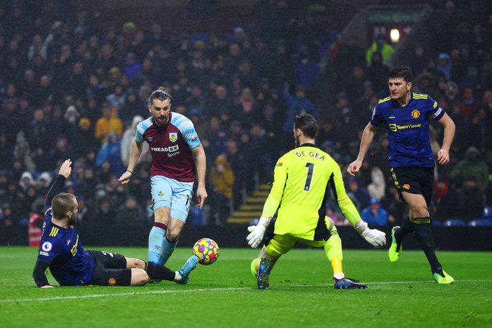 Jay Rodriguez skoraði jöfnunarmark Burnley.