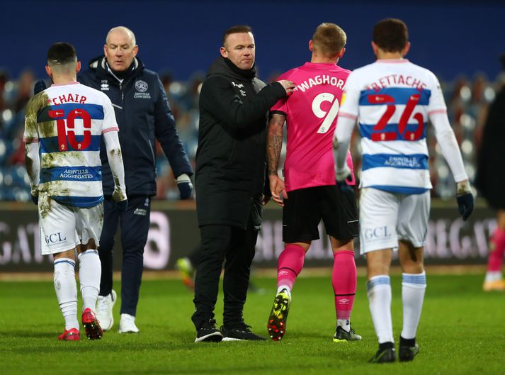 Wayne Rooney og lærisveinar hans unnu mikilvægan 1-0 sigur í dag.