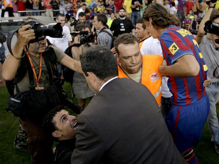 Zlatan Ibrahimovic var í dag kynntur sem nýr leikmaður Barcelona.
