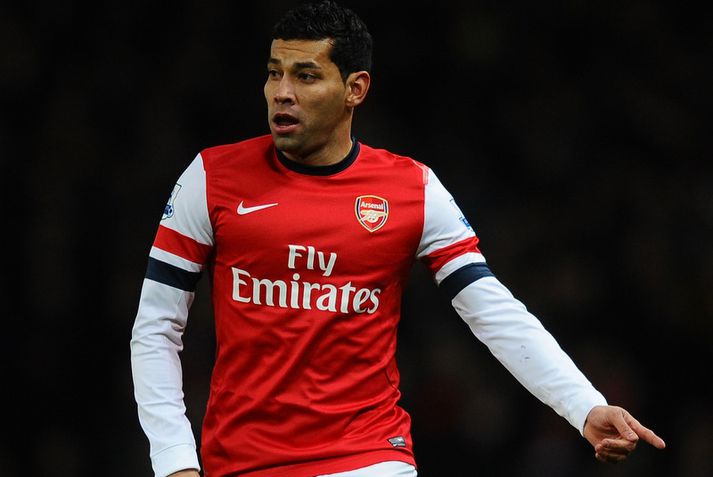 André Santos í leik með Arsenal