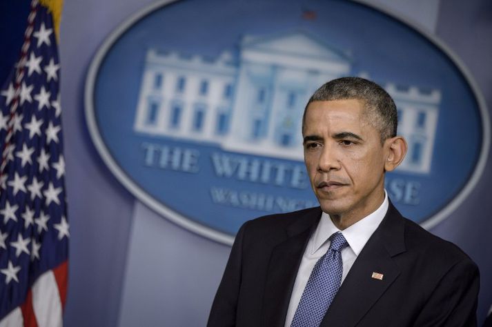 Barack Obama Bandaríkjaforseti.