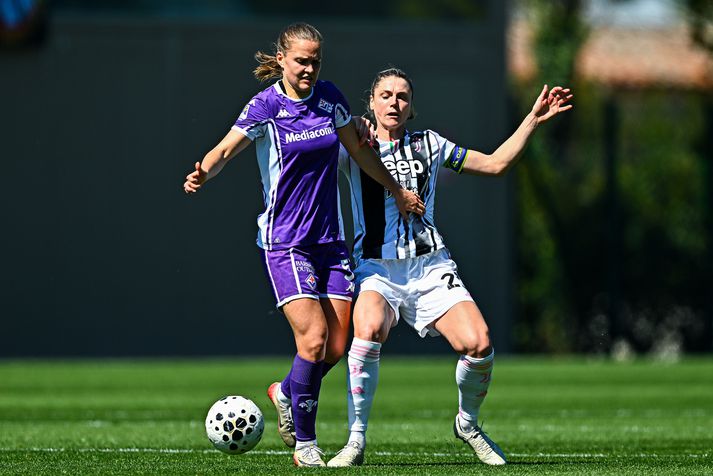 Íris Ómarsdóttir hefur skorað fimm mörk í ítölsku úrvalsdeildinni á tímabilinu.