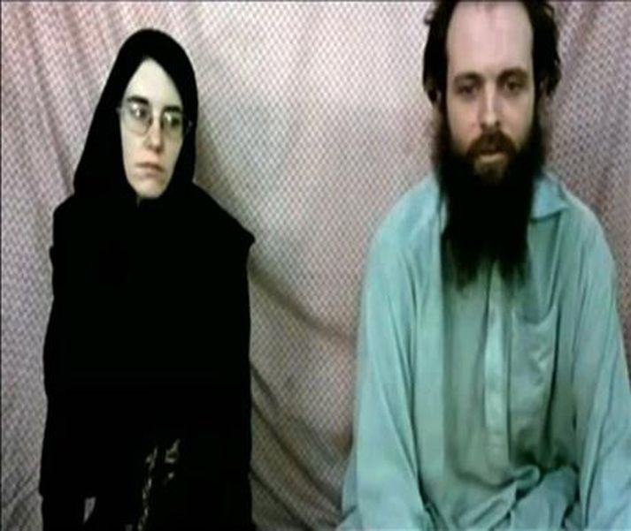 Caitlan Coleman og Joshua Boyle í haldi Talíbana.