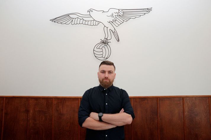 Finnur Freyr skrifaði undir tveggja ára samning við Val í dag.