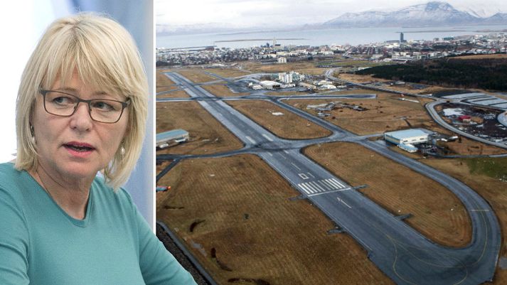 Oddný Harðardóttir leiðir þingmannahóp sem vill láta skoða að flytja innanlandsflug til Keflavíkur.