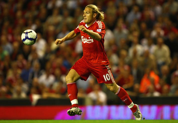 Andriy Voronin í leik með Liverpool 2009.