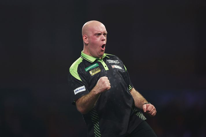 Michael van Gerwen varð heimsmeistari 2014, 2017 og 2019.