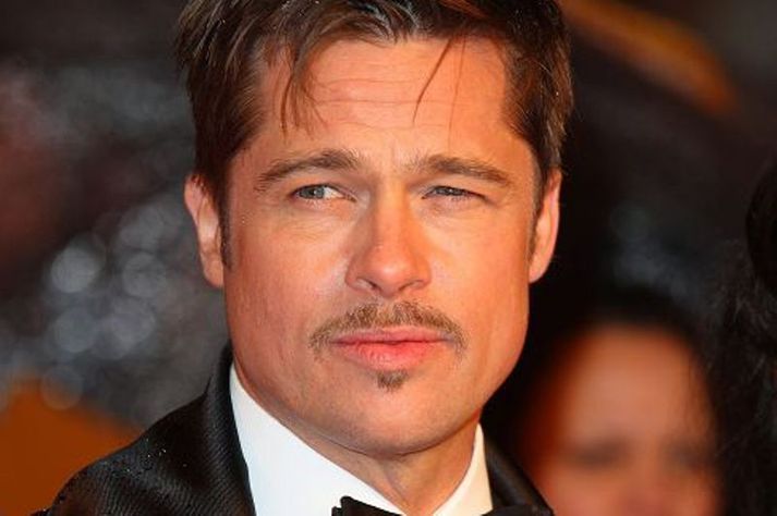 brad pitt Leikarinn hughreysti aðdáanda eftir sýningu á Moneyball.