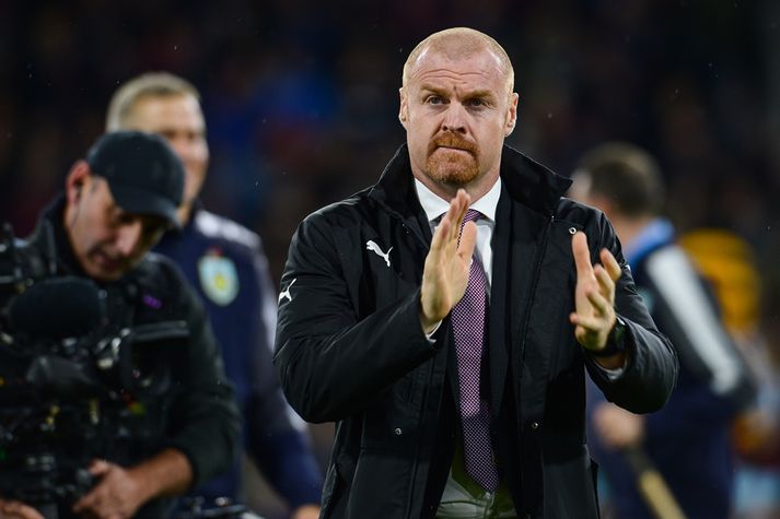 Dyche eftir leikinn í gær sem var kannski hans síðasti með Burnley.