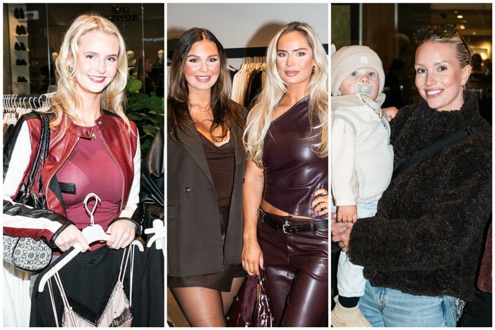 Það var alvöru pæjustemning í opnun á nýrri Gina Tricot í Kringlunni.