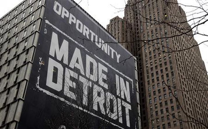 Detroit skuldar 18,5 billjón bandaríkjadala.