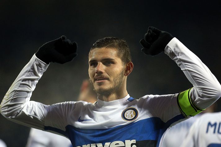 Mauro Icardi var hetja Inter í kvöld.