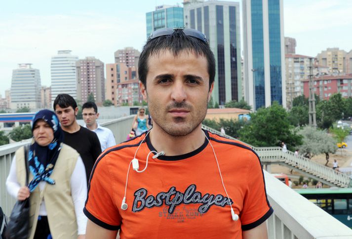 Halil Ibrahim Dincdag er ekki sáttur.
