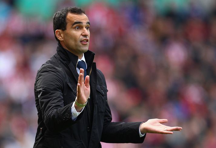 Martinez á hliðarlínunni með Wigan