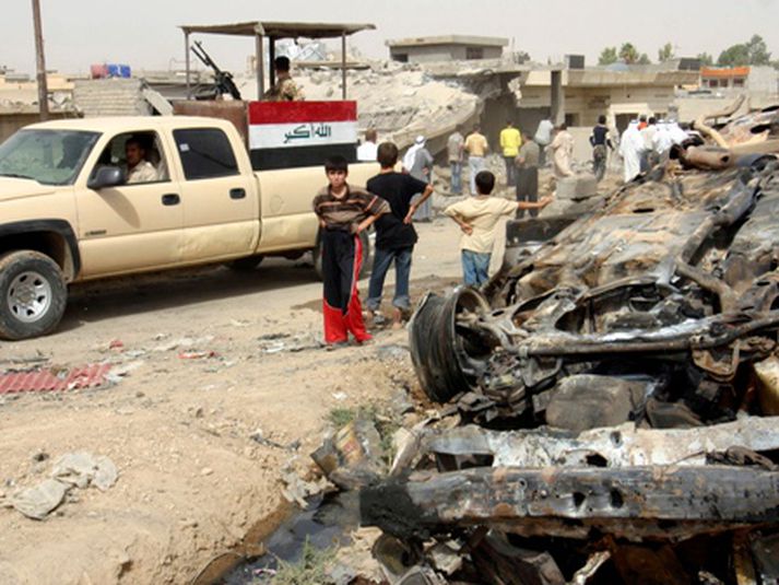 Frá Mosul. Mynd/AP