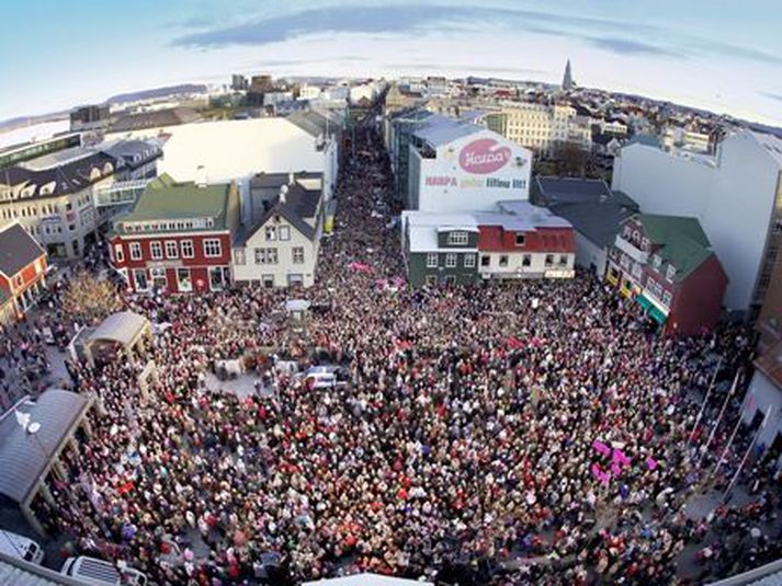 Frá kvennafrídeginum 2005