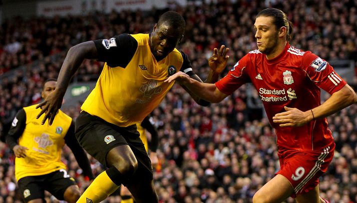Chris Samba í leik með Blackburn.