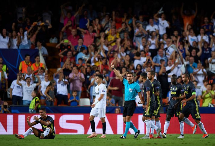 Ronaldo var niðurbrotinn yfir því að fá rauða spjaldið