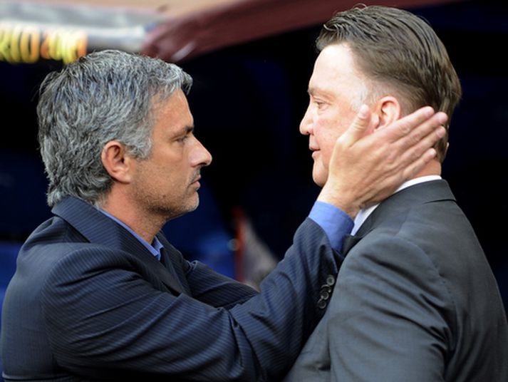Jose Mourinho og Louis van Gaal.