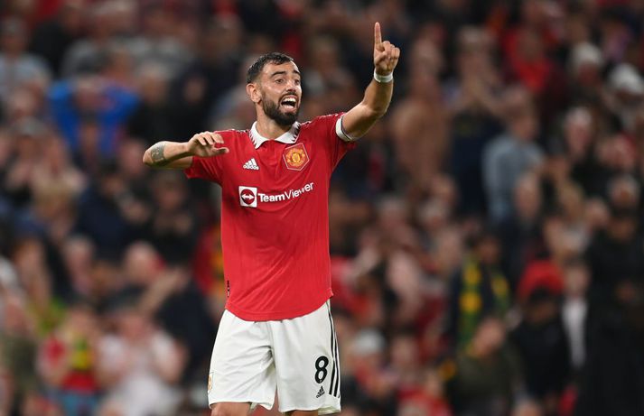 Bruno Fernandes er allt í öllu í sóknarleik Manchester United.