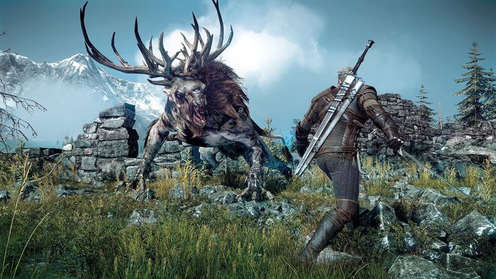 Geralt þarf að kljást við fjöldann allan af skrímslum í Witcher 3.