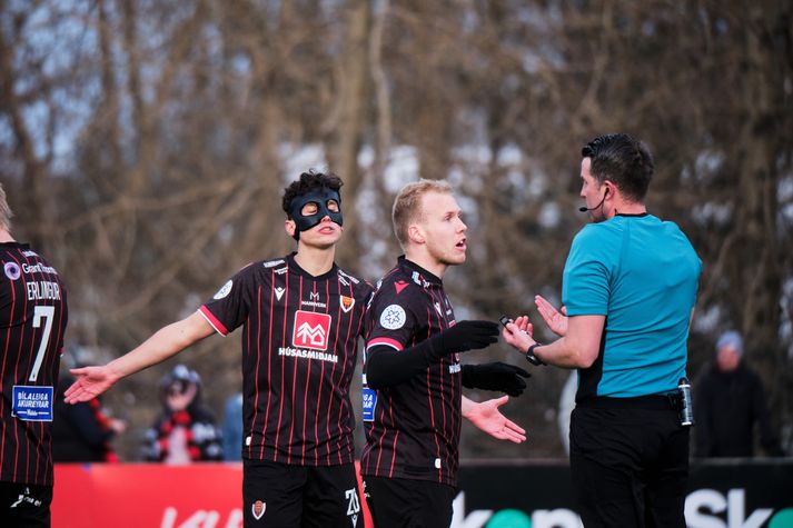Tarik Ibrahimagic fiskaði vítaspyrnu sem Viktor Örlygur Andrason skoraði úr.