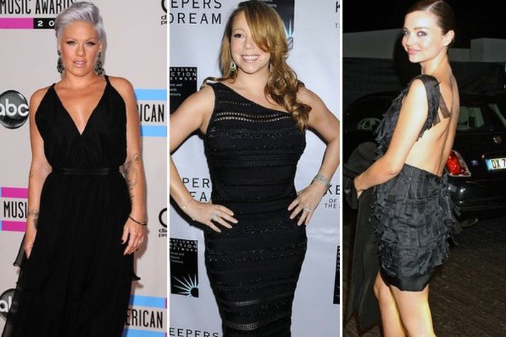 Pink, Mariah, Miranda. MYNDIR/Cover Media