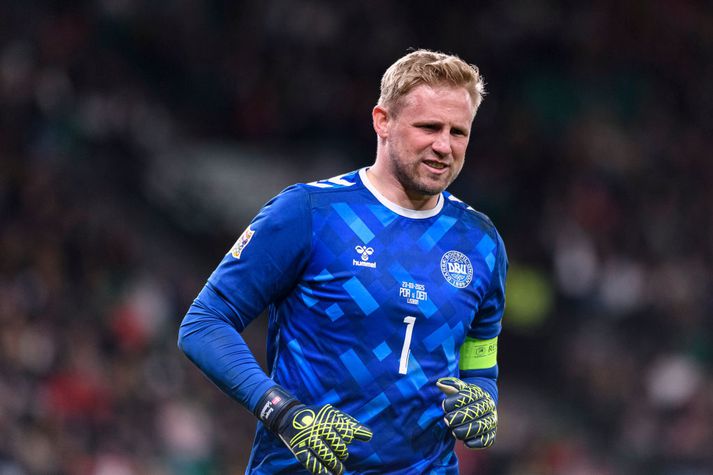 Kasper Schmeichel hefur mátt þola óvægna gagnrýni eftir tap Danmerkur gegn Portúgal á sunnudaginn.