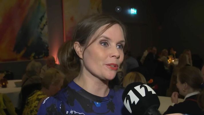 Katrín Jakobsdóttir á von á geggjuðu partýi á Grand Hótel í kvöld.