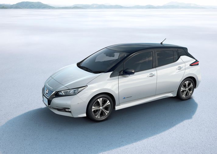 Hinn nýi Nissan Leaf er nokkuð breyttur í útliti og laglegri.