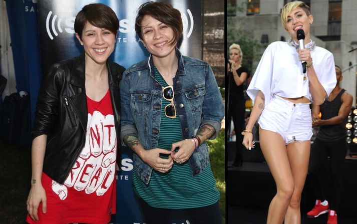 Tegan and Sara og Miley Cyrus