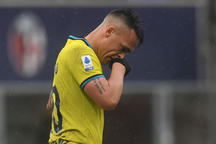 Lautaro Martinez tókst ekki að skora fyrir Inter í dag.