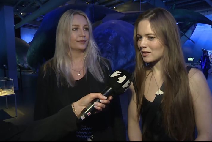 Valgerður Árnadóttir og Hera Hilmarsdóttir, talskonur Hvalavina.