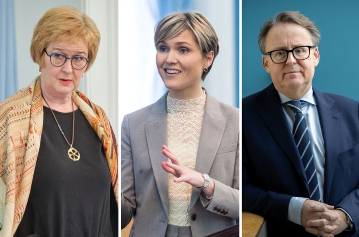 Kristrún vill svo gott sem afnema handhafalaunin, sem hún, Þórunn Sveinbjarnardóttir og Benedikt Bogason njóta.