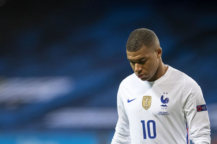 Kylian Mbappé greindist með kórónuveirusmit í morgun.
