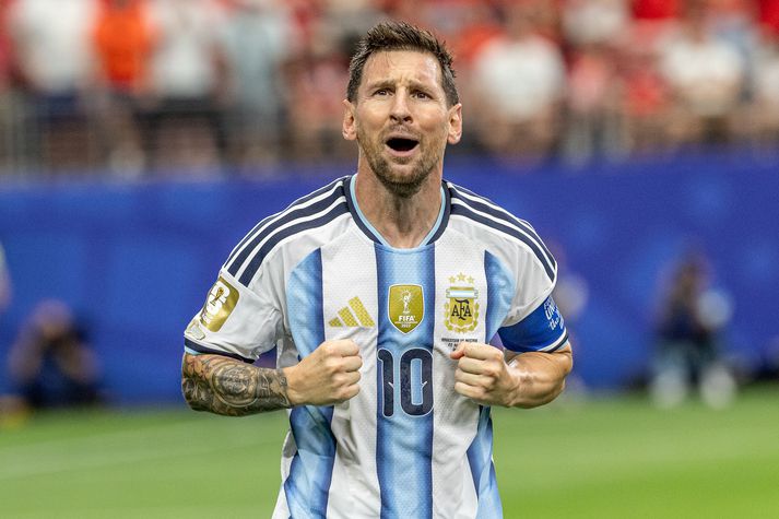 Lionel Messi hefur skorað sex mörk í fyrstu þremur leikjum Argentínumanna á HM og argentínska liðið hefur unnið þá alla.